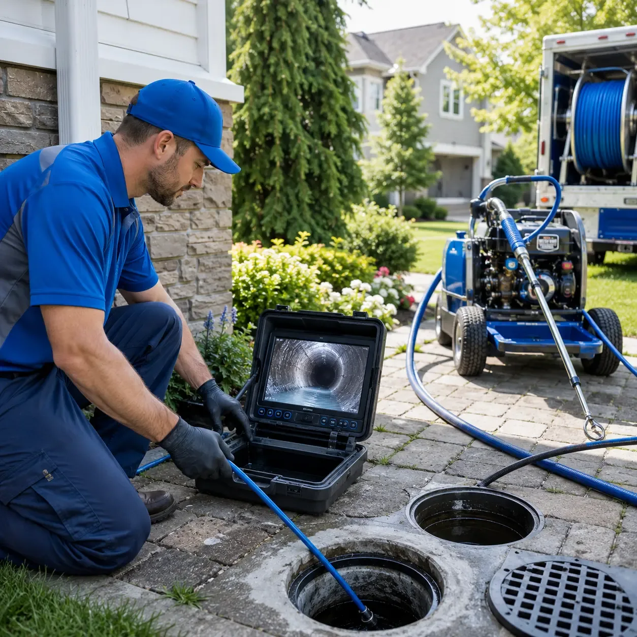 Outdoor drain cleaning professionals serving Natick, MA