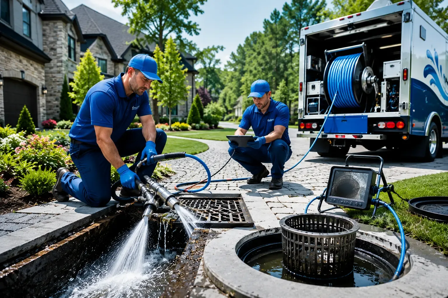 Local outdoor drain cleaning professionals in Natick, MA